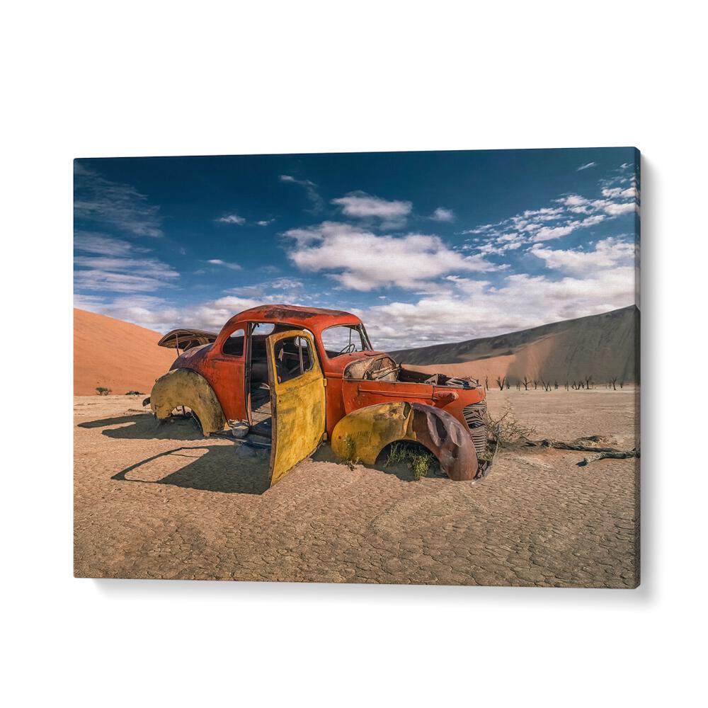 ABSTRACT painting - DESERT CAR by Asianmonk