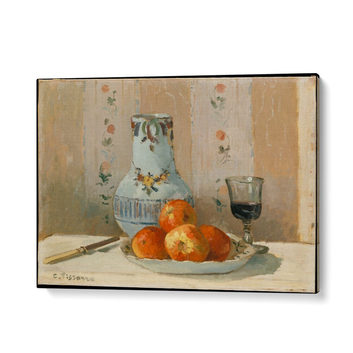 STILL LIFE WITH APPLES AND PITCHER (1872) , VINTAGE PAINTINGS