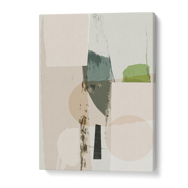 Stunning ABSTRACT NEUTRAL , ABSTRACT PAINTINGS featuring a soothing beige and green palette for modern decor.