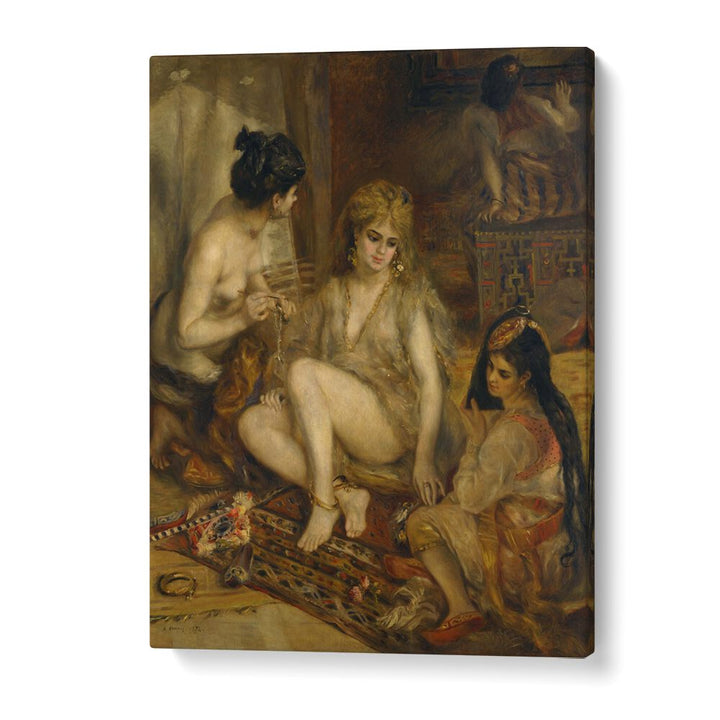 PARISIENNES IN ALGERIAN COSTUME : THE HAREM (1872) , VINTAGE PAINTINGS