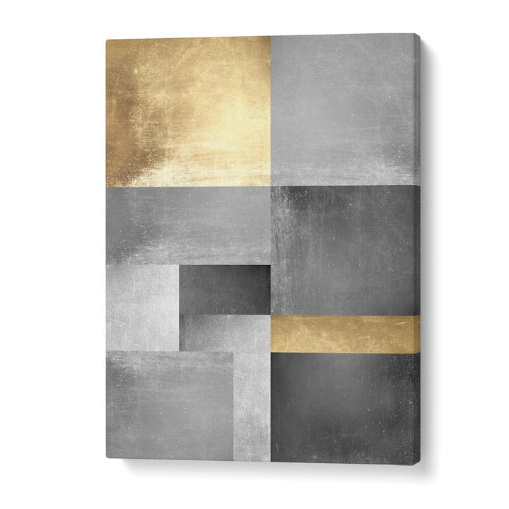 GOLD AND SILVER TEXTURES V , ABSTRACT PAINTINGS , ABSTRACT ART PRINTS