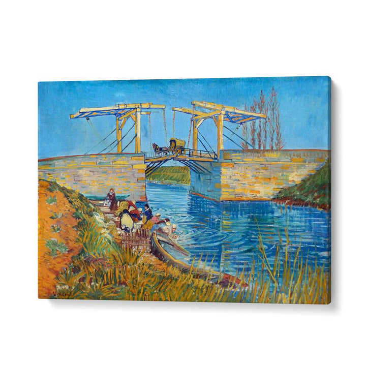 THE LANGLOIS BRIDGE AT ARLES (1888)- A FAMOUS PAINTING ,  VINTAGE PAINTINGS