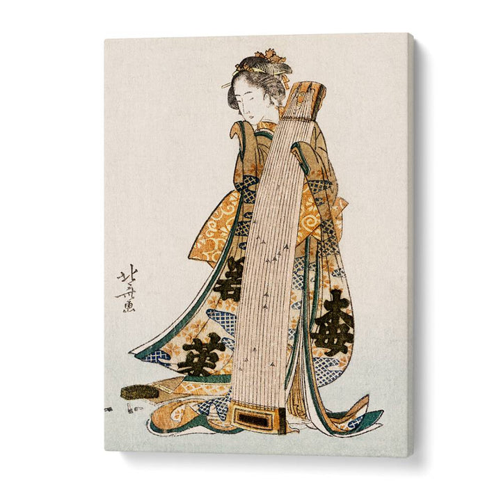 JAPANESE WOMAN (1760-1849) BY KATSUSHIKA HOKUSAI, JAPANESE PAINTINGS