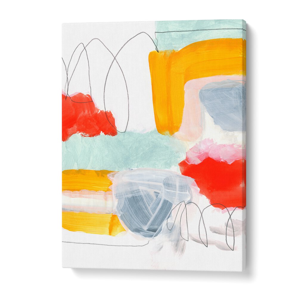 Stunning ABSTRACT PAINTING XVI, showcasing vibrant colors and shapes, perfect for elevating modern spaces.
