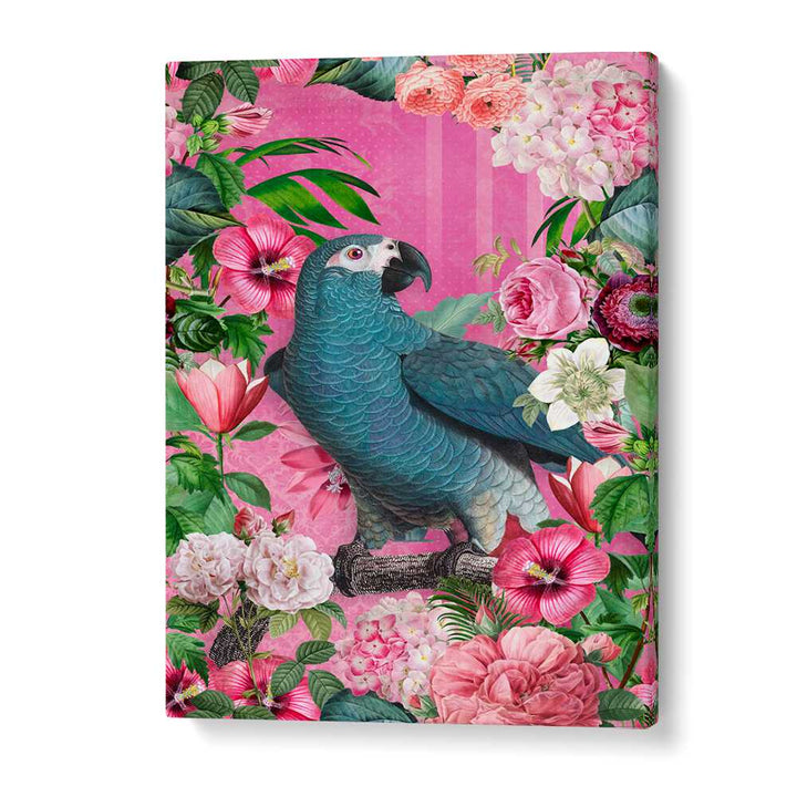 PARROTS PARADISE II , ANIMAL PAINTINGS