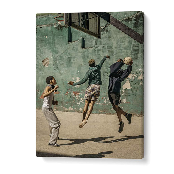 Christian Meermann painting - PLAYING BASKETBALL IV by Asianmonk