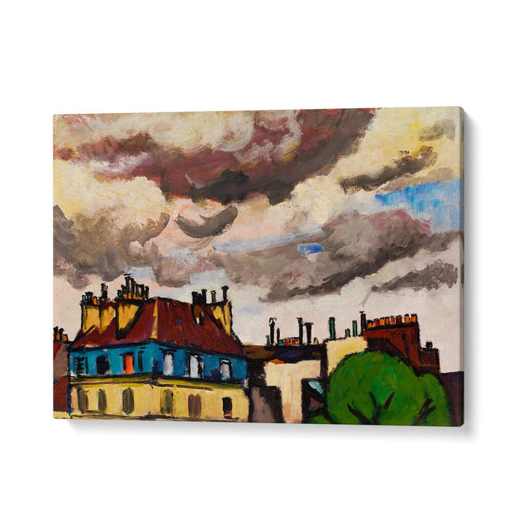 ROOFTOPS AND CLOUDS, PARIS (1910–1912)  , VINTAGE PAINTINGS