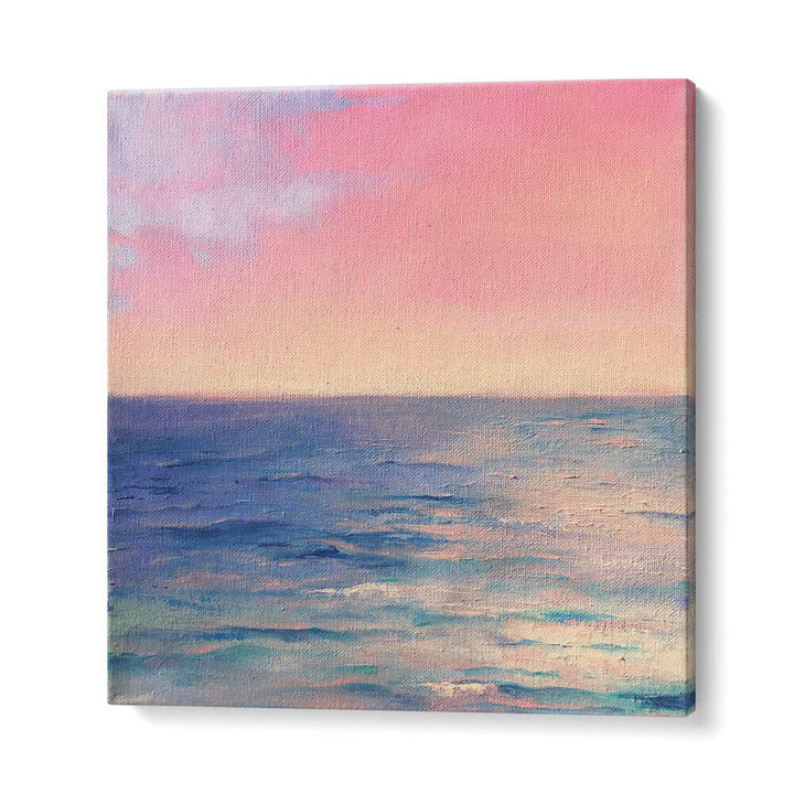 PINK SUNSET , LANDSCAPE PAINTINGS