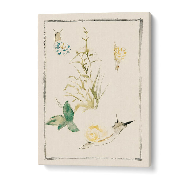 SKETCHES OF SNAILS, FLOWERING PLANT (1864–1868) BY EDOUARD MANET , VINTAGE PAINTINGS