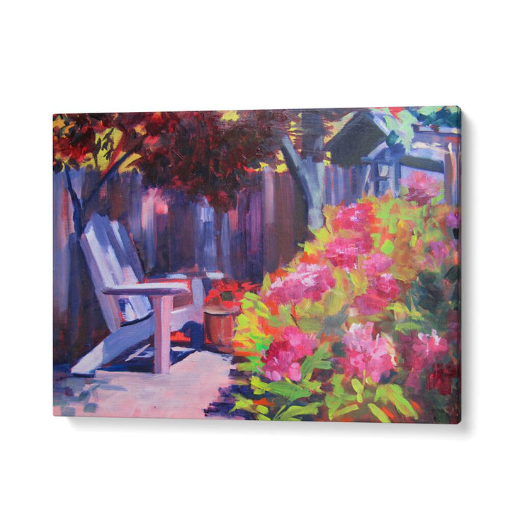BACKYARD , LANDSCAPE PAINTINGS