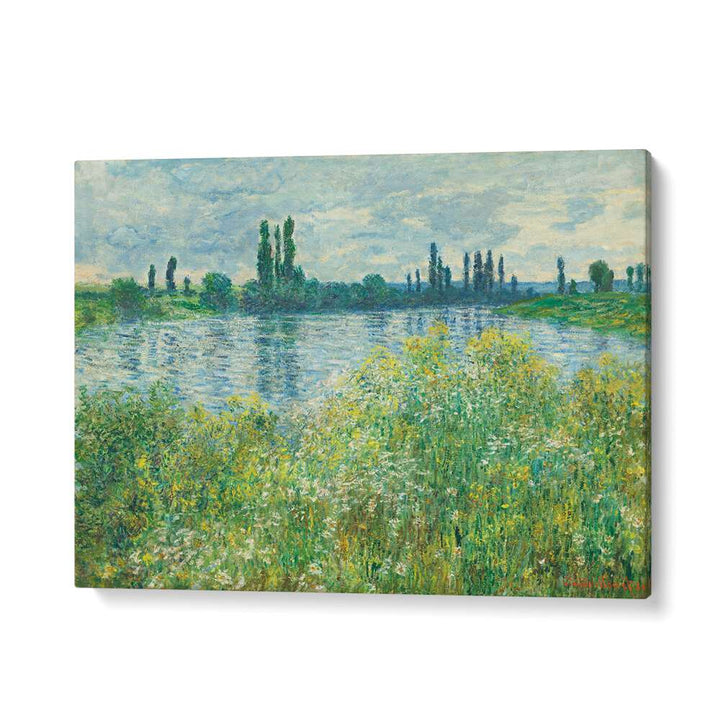 BANKS OF THE SEINE, VÉTHEUIL (1880) , VINTAGE PAINTINGS