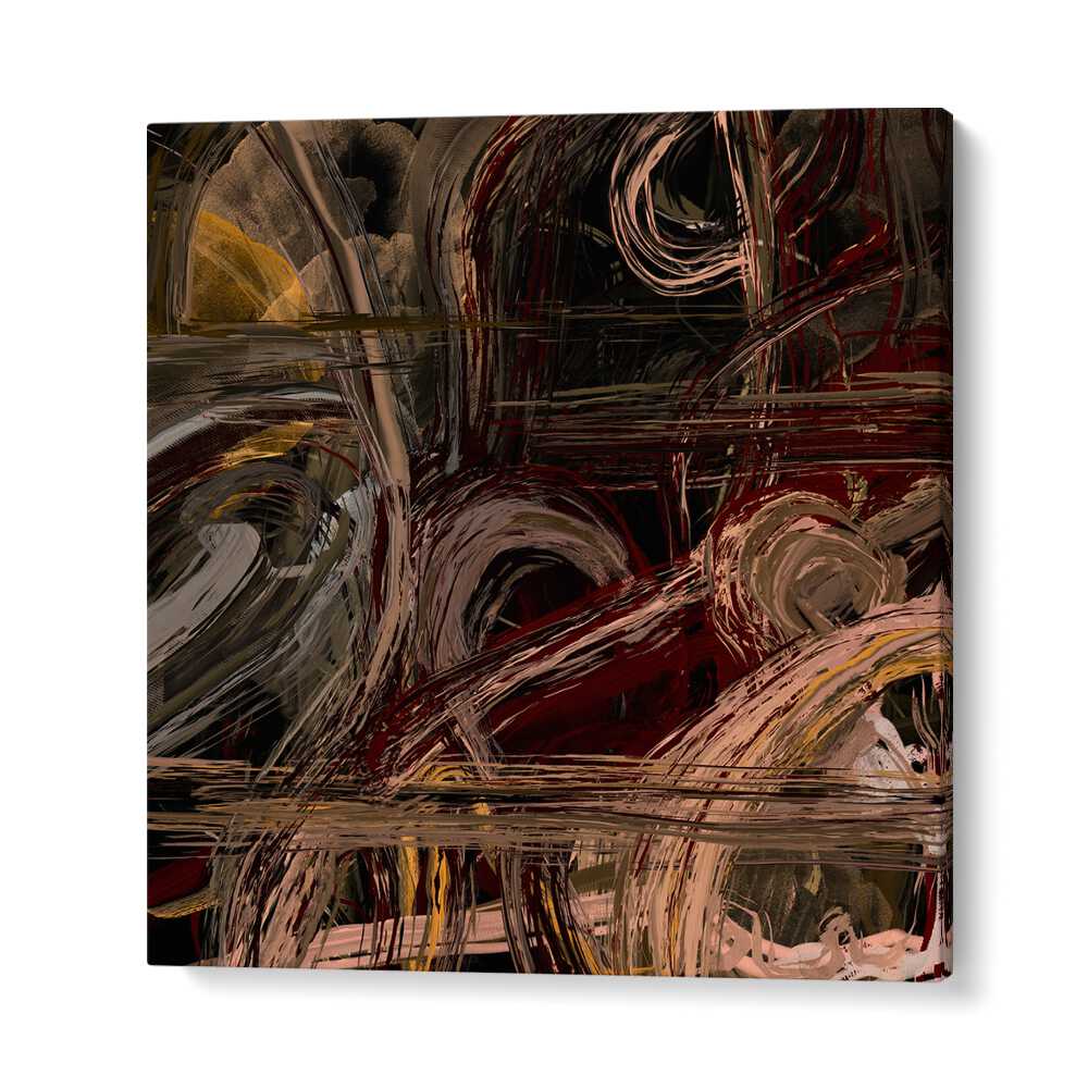Bold, dynamic strokes characterize BRUT, ABSTRACT PAINTINGS, reflecting strength and sophistication in art.