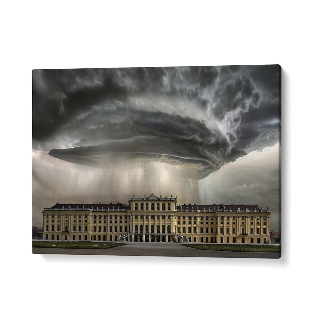 ABSTRACT painting - SCHOENBRUNN RAIN by Asianmonk