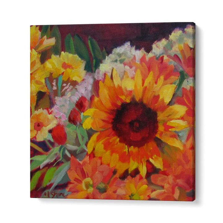 EMILY FLOWERS , FLORAL FLOWER PAINTINGS