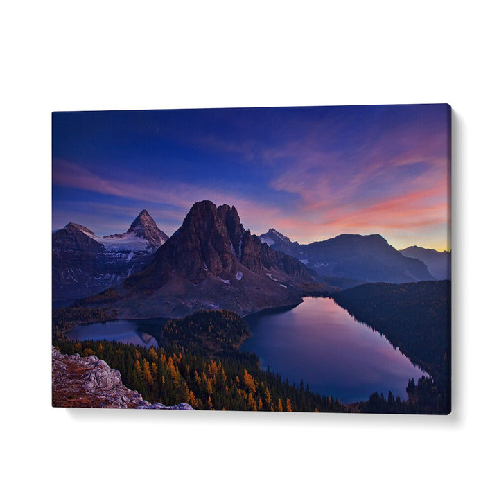 TWILIGHT AT MOUNT ASSINIBOINE BY YAN ZHANG , LANDSCAPE PHOTO PRINTS