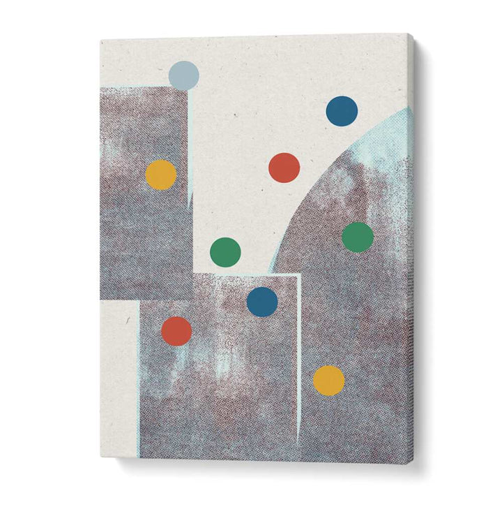 RETRO DOTS NO.1 , GEOMETRIC ART PRINTS