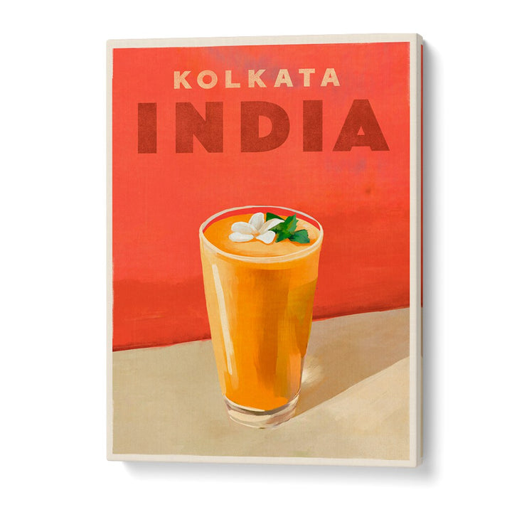 TRAVEL POSTER COCKTAIL KOLKATA INDIA BY THE WHISKEY GINGER ,BAR POSTERS , BAR ART PRINTS