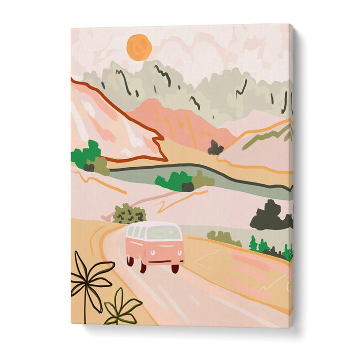 Explore the serene beauty of PASTEL JOURNEY, LANDSCAPE PAINTINGS with soft hues and a vibrant landscape design.