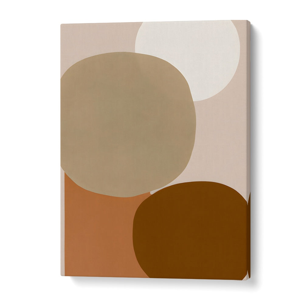 Earthy Minimalist, Geometric Art Prints with abstract organic shapes in neutral tones for modern natural decor.
