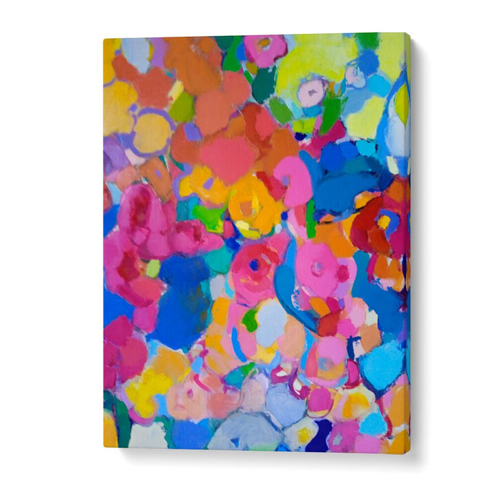 Vibrant FLOWERS FANTASY, ABSTRACT PAINTINGS bring elegance and color to any space, perfect for home decor or gifting.
