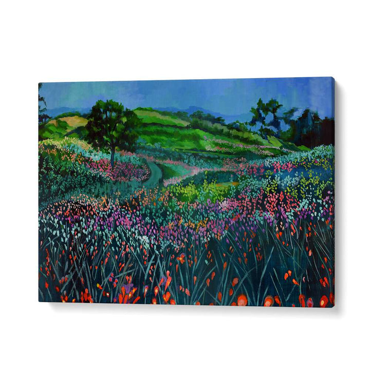 FIELDS OF FLOWERS , LANDSCAPE PAINTINGS
