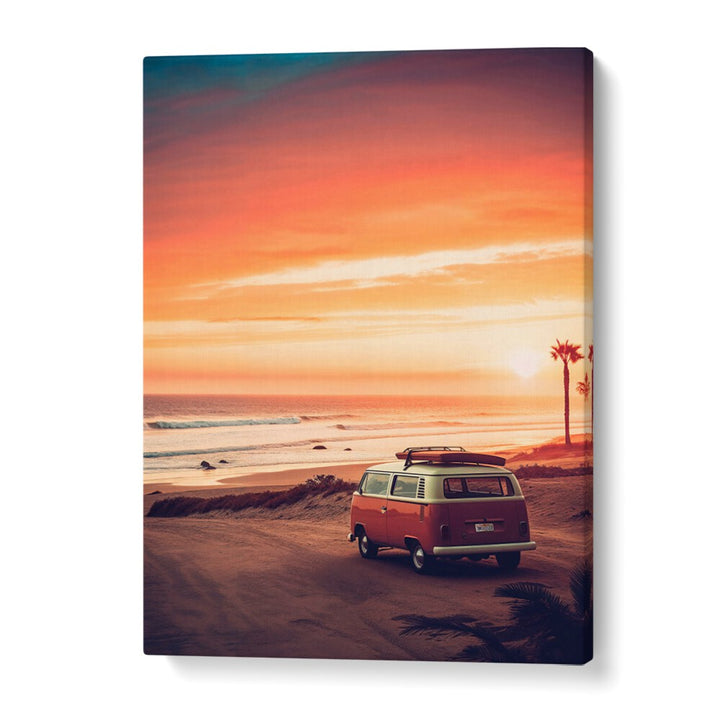 VAN SUNSET , CAR POSTERS