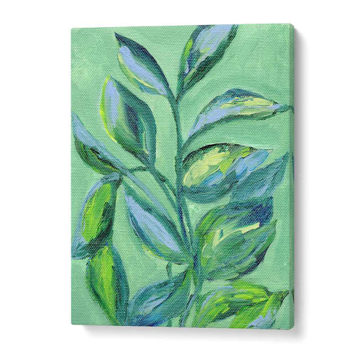GREEN FOLIAGE , FLORAL FLOWER PAINTINGS
