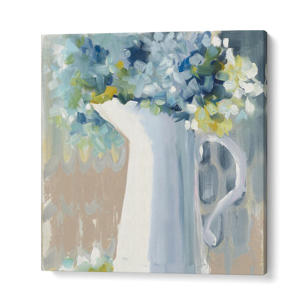Brighten your space with BLUE HAVEN, KITCHEN POSTERS, showcasing a beautiful floral art design for culinary inspiration.