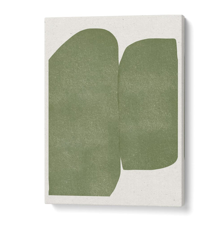 GREEN PAPER CUT MODERN , ABSTRACT PAINTINGS