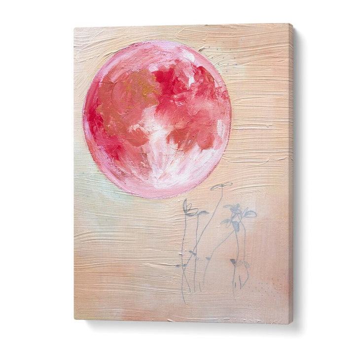PINK MOON SMALL , LANDSCAPE PAINTINGS