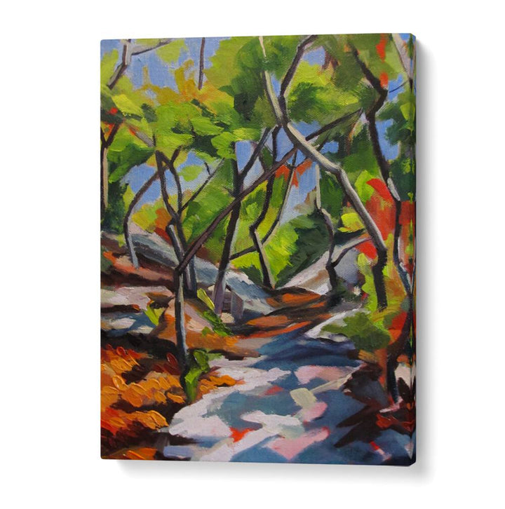 PATH AT THE JERSEY SHORE , LANDSCAPE PAINTINGS