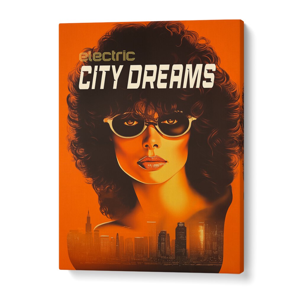 ELECTRIC CITY DREAMS , VINTAGE PAINTINGS