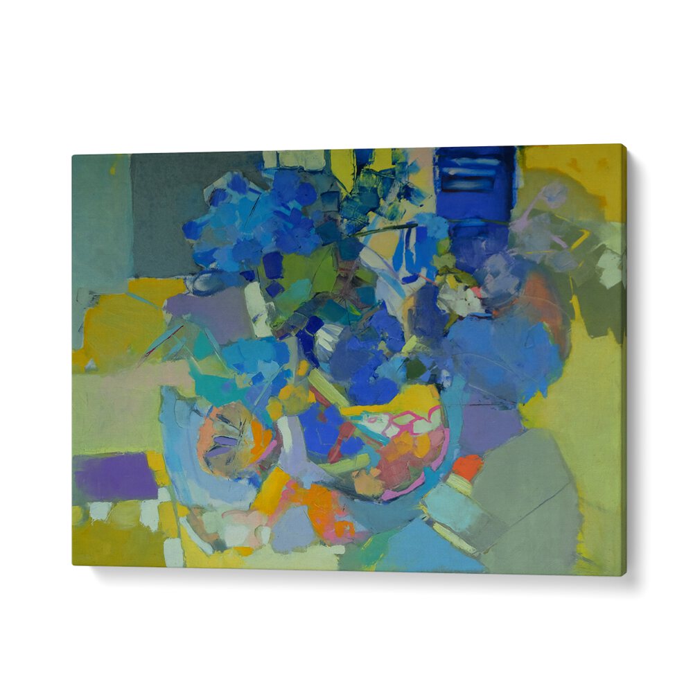 Vibrant GARDEN, ABSTRACT PAINTINGS showcasing colorful blooms, perfect for enhancing any outdoor space.