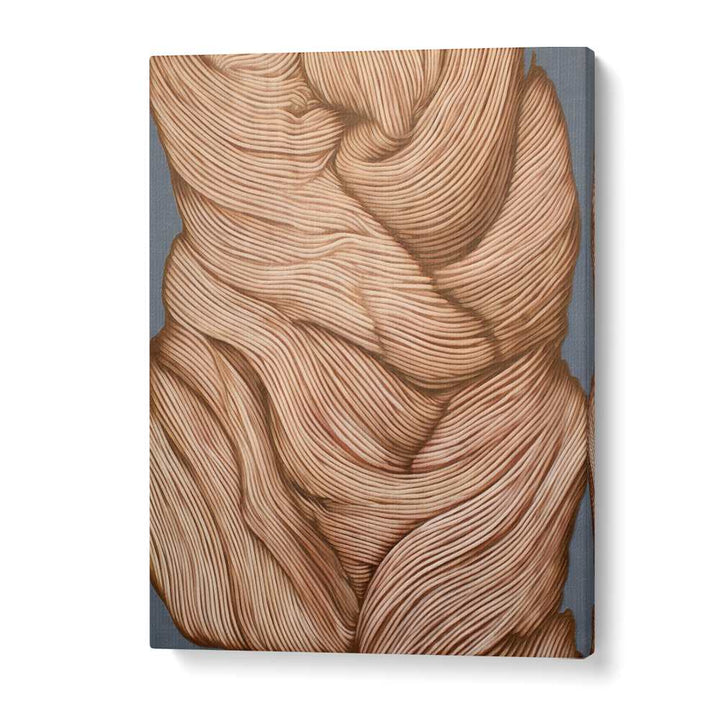Stunning NATURE LINE III, ABSTRACT PAINTINGS showcase flowing lines and earthy tones, perfect for nature lovers.