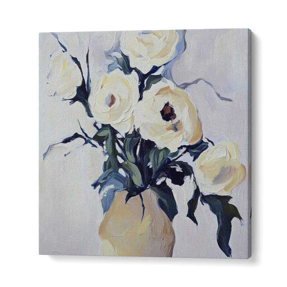 Elegant floral artwork featuring the FLOWER POT II, enhancing any indoor or outdoor gardening space beautifully.