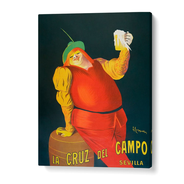 LA CRUZ DEL CAMPO BEERS (1906) , VINTAGE PAINTINGS