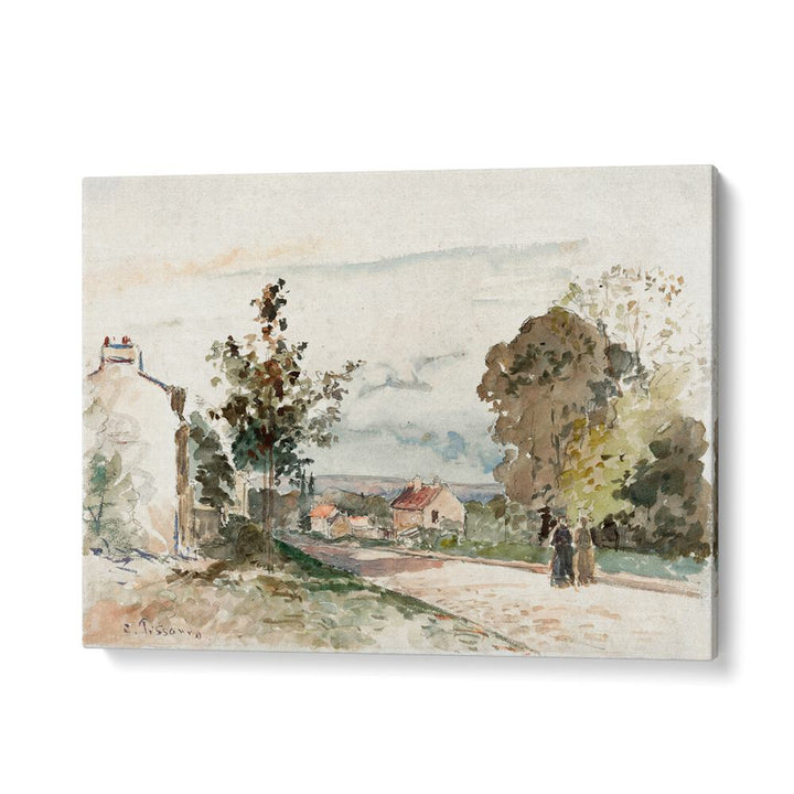 THE ROAD FROM VERSAILLES TO LOUVECIENNES (CA. 1872) , VINTAGE PAINTINGS