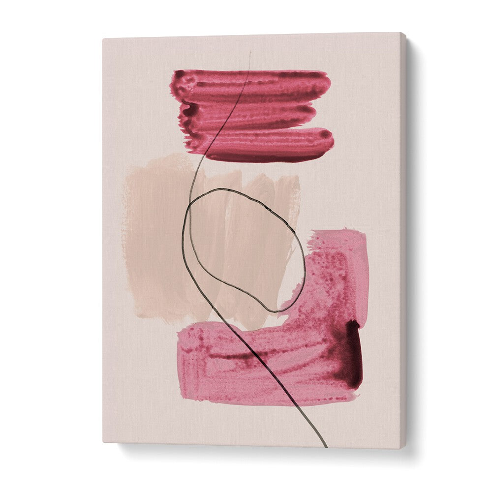 Stunning Abstract Lines and Shapes No.1 painting featuring vibrant colors and modern design, perfect for any space.