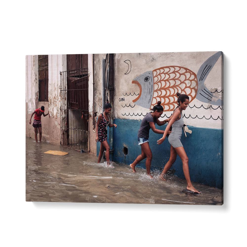 ABSTRACT painting - FLOODING HAVANA by Asianmonk