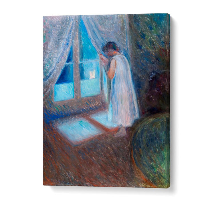 THE GIRL BY THE WINDOW (1893) , VINTAGE PAINTINGS