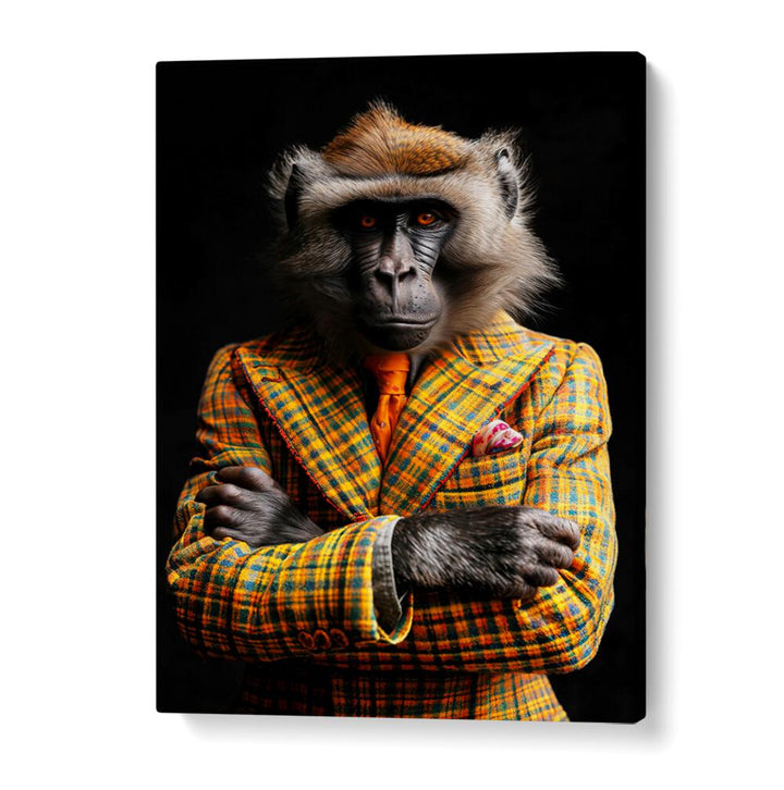 WILD SUITS - BABOON MONKEY , ANIMAL PAINTINGS