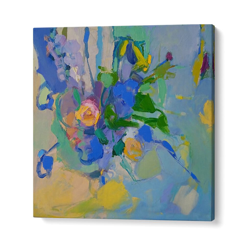 Vibrant SPRING BOUQUET, ABSTRACT PAINTINGS brighten any space with colorful blooms and artistic flair. Perfect for your home.