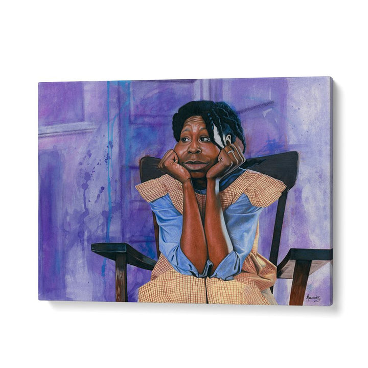 Explore "THE COLOR PURPLE, AFRICAN ART PAINTINGS," a stunning piece adding elegance and creativity to your space.