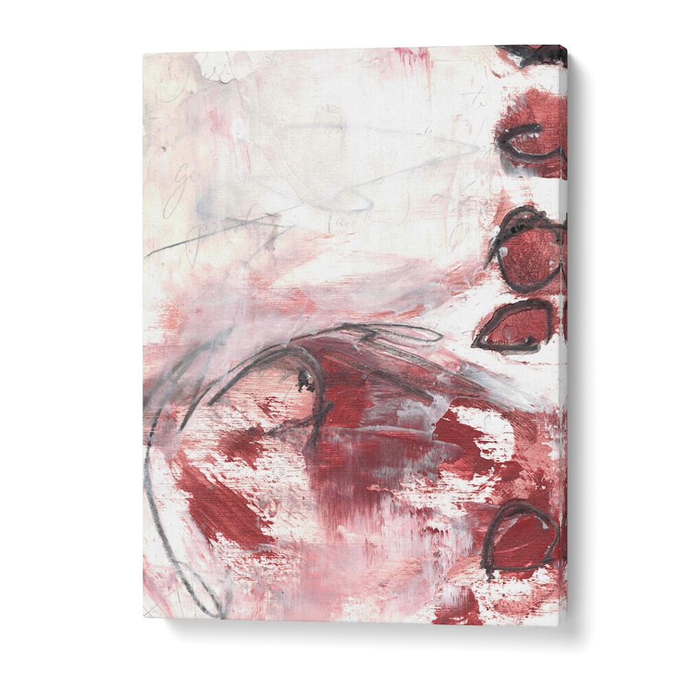 Bold BE BRAVE, ABSTRACT PAINTINGS with striking colors and dynamic shapes to inspire courage and confidence.