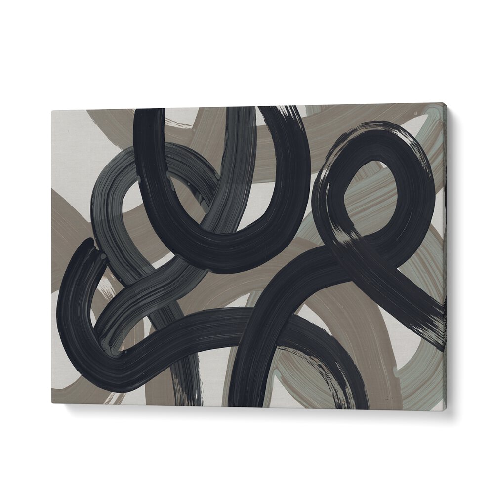 Stylish POSSIBLE, ABSTRACT PAINTINGS featuring dynamic brush strokes, perfect for enhancing modern home decor.
