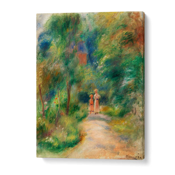 TWO FIGURES ON A PATH : DEUX FIGURES DANS UN SENTIER (1906) , VINTAGE PAINTINGS