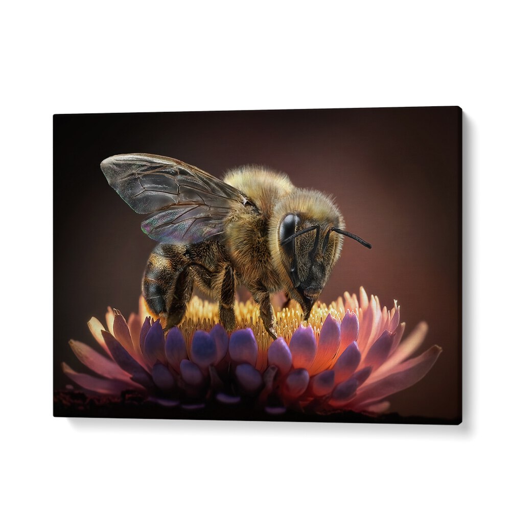 ABSTRACT painting - HONEY BEE by Asianmonk