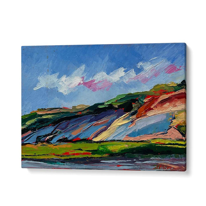 COLORFUL DUNES , LANDSCAPE PAINTINGS