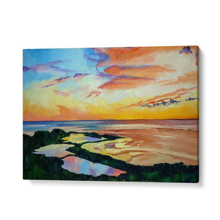 CAPE COD SUNSET , BEACH PAINTINGS