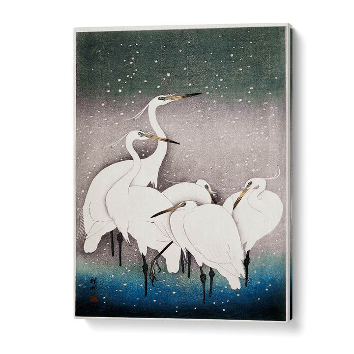 GROUP OF EGRETS (1925 - 1936)  , JAPANESE PAINTINGS , JAPANESE ART PRINTS